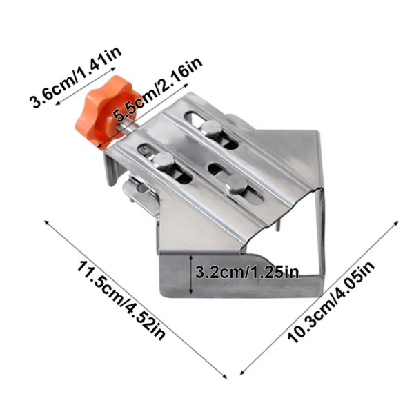 Positioning Angle Clamps open and close